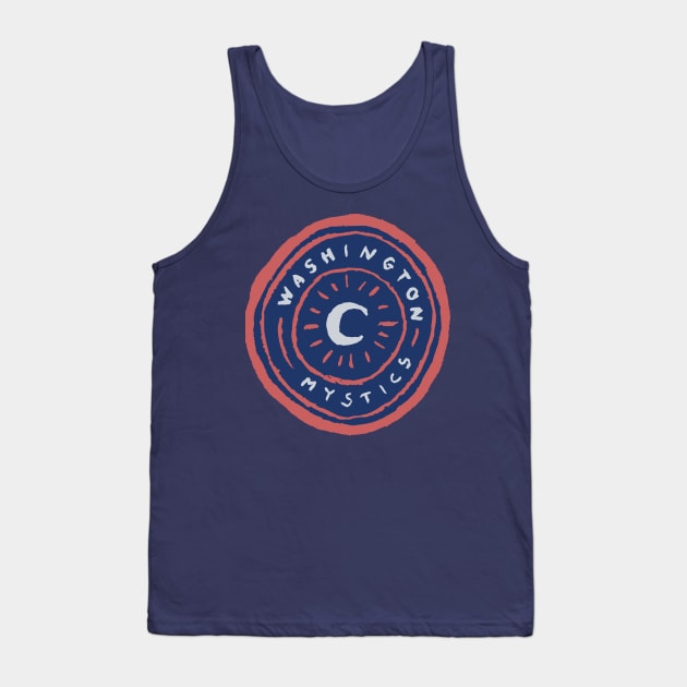 Washington Mystiiiics 04 Tank Top by Very Simple Graph